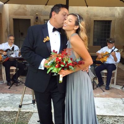 Picture of Kristina Russi with her father Troy Russi